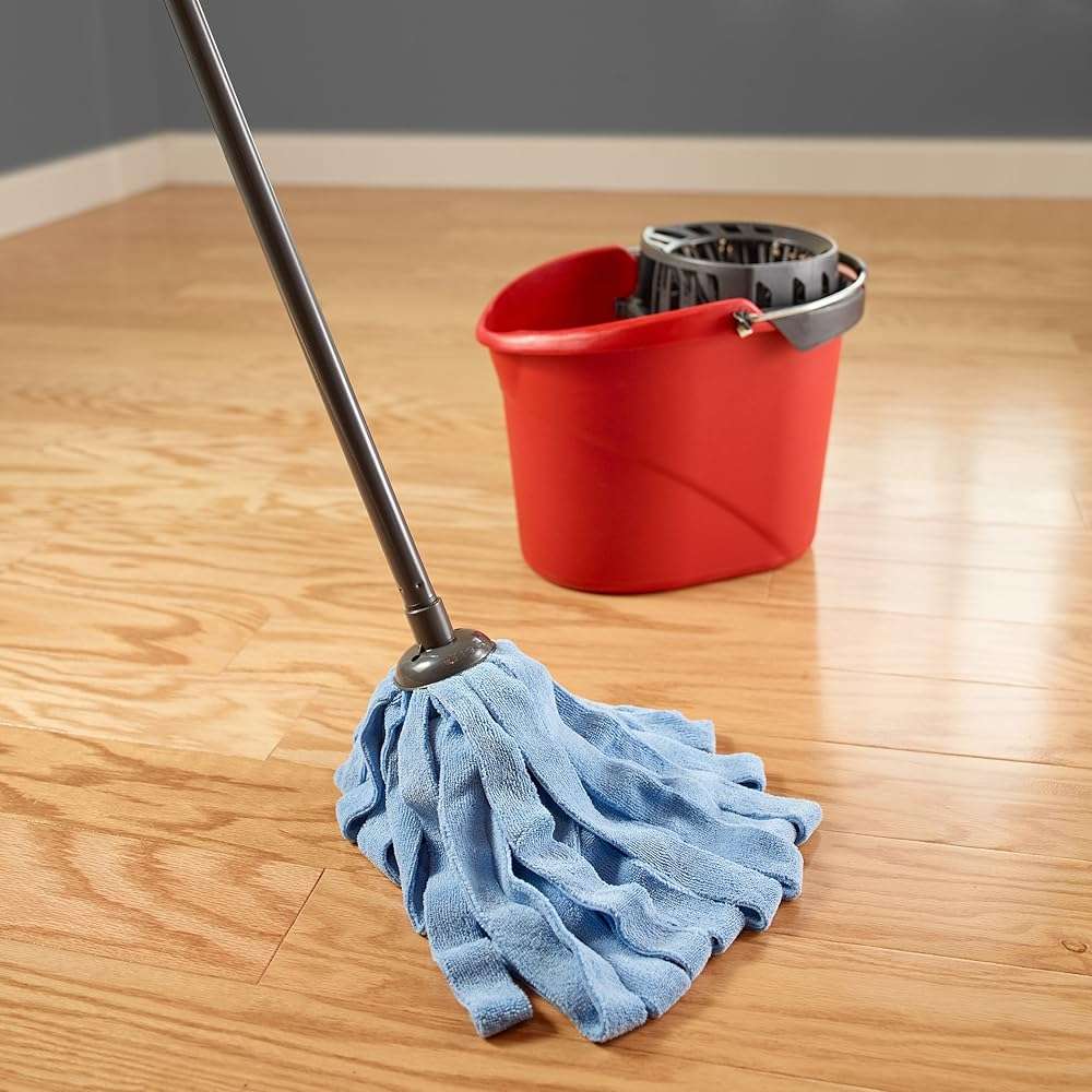 O-Cedar Microfiber Cloth Mop Refill, Blue - Image 3