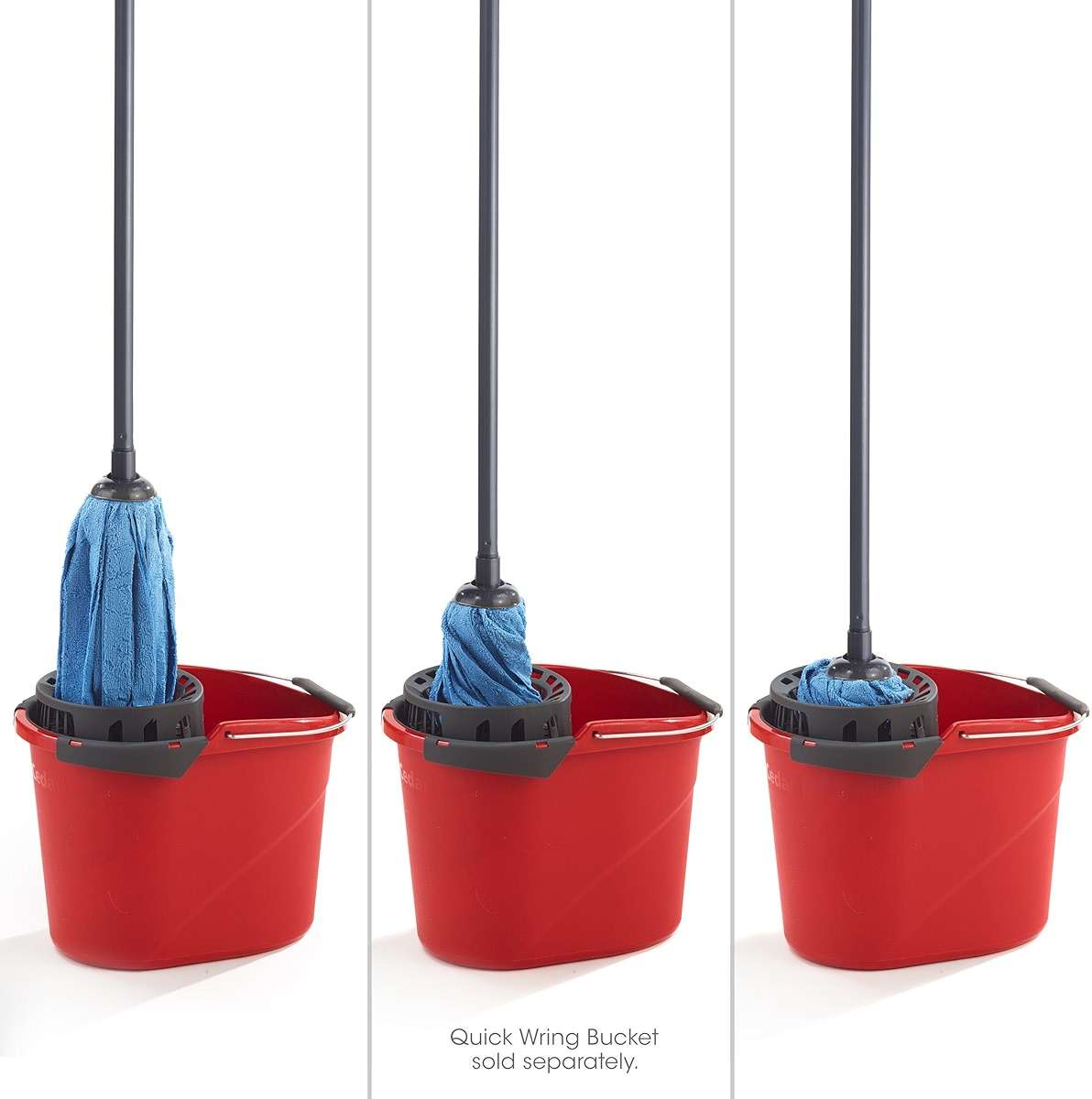 O-Cedar Microfiber Cloth Mop Refill, Blue - Image 5