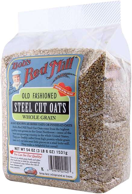 Bob's Red Mill Oats Steel Cut, 54 Ounce (Pack of 4) - Image 3
