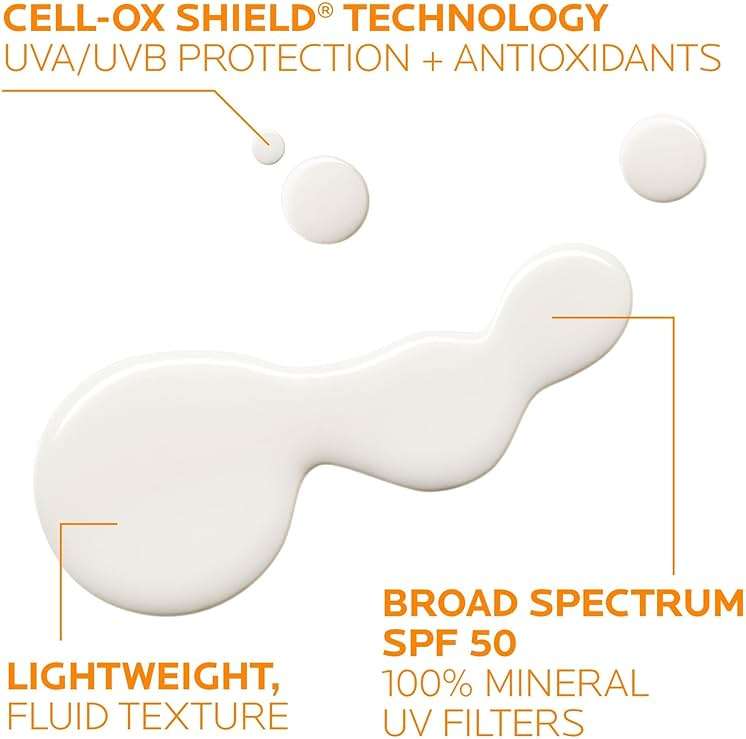 La Roche-Posay Anthelios Sunscreen SPF 40, Ultra-Light Fluid Broad Spectrum SPF 40, Face Sunscreen with Titanium Dioxide Mineral, Lightweight & Fast-Absorbing, Oil-Free, Matte Finish - Image 4
