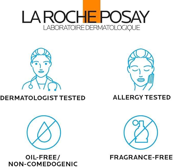 La Roche-Posay Anthelios Sunscreen SPF 40, Ultra-Light Fluid Broad Spectrum SPF 40, Face Sunscreen with Titanium Dioxide Mineral, Lightweight & Fast-Absorbing, Oil-Free, Matte Finish - Image 6
