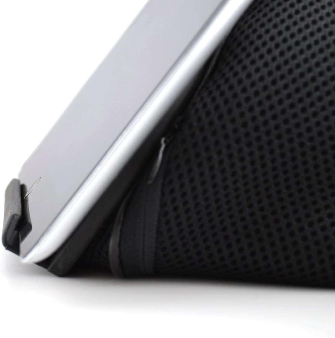 iProp Tablet Bed & Lap Stand; Bean Bag Universal Tablet Holder Compatible with iPad 1/2/3/4, Mini, Air, Pro, Android and Windows Tablets, eReaders (Black) - Image 9