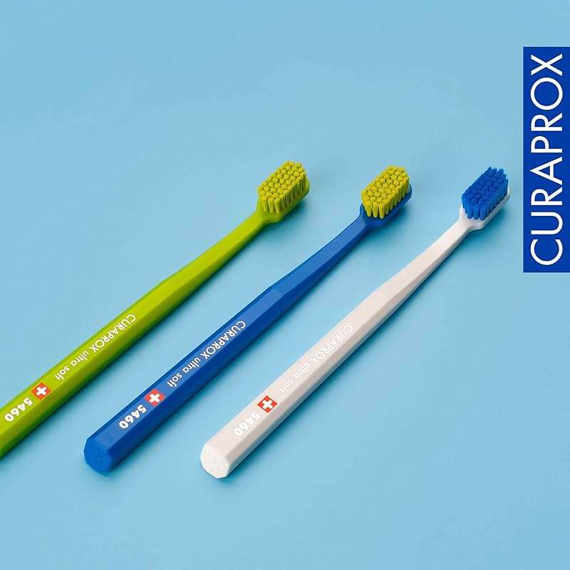 Curaprox CS 5460 Ultra-Soft Toothbrush – for Sensitive Teeth & Gums | Gentle Plaque Removal | 3-Pack |Random Colour - Image 5