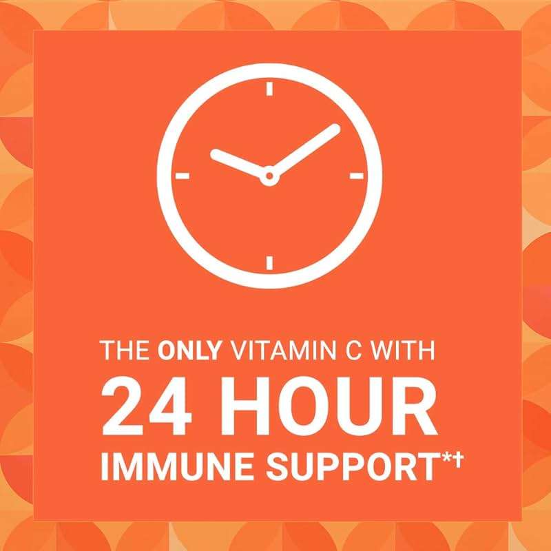 Ester-C 500 mg 24 Hour Vitamin C Tablets for Immune Support, Vitamin C Supplement, 90 Count - Image 4