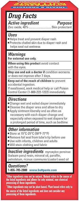 Boudreaux’s Butt Paste Max Strength Diaper Rash Cream for Baby, Ointment With Zinc Oxide, 2 oz Tube - Image 6