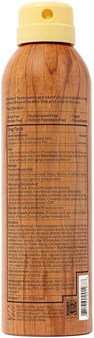 Sun Bum Original SPF 50 Sunscreen Body Spray - Broad Spectrum Moisturizing Sunscreen with Vitamin E - Hawaii 104 Act Compliant (Made without Octinoxate & Oxybenzone) - 6 oz - Image 9