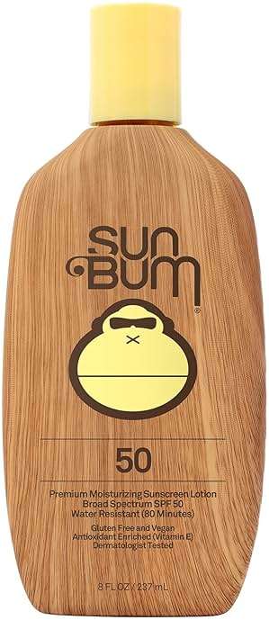 Sun Bum Original SPF 50 Sunscreen Body Lotion - Broad Spectrum Moisturizing Sunscreen with Vitamin E - Hawaii 104 Act Compliant (Made without Octinoxate & Oxybenzone) - 8 oz - Image 1