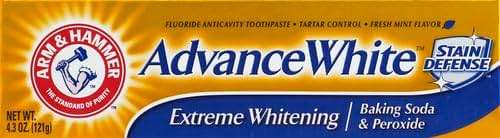 ARM & Hammer Advance White Baking Soda & Peroxide Toothpaste, Extreme Whitening 4.3 oz - Image 2