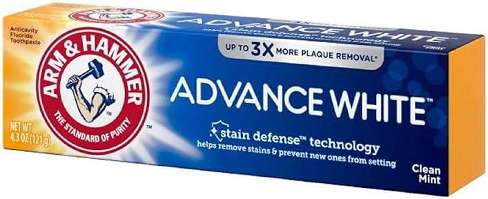 ARM & Hammer Advance White Baking Soda & Peroxide Toothpaste, Extreme Whitening 4.3 oz - Image 5