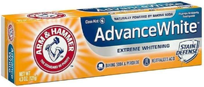 ARM & Hammer Advance White Baking Soda & Peroxide Toothpaste, Extreme Whitening 4.3 oz - Image 8