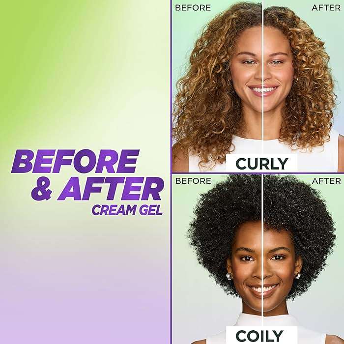 Garnier Fructis Curl Shine Conditioning Hair Gel, Frizz Control for Curly, Wavy, and Coily Hair, Extra Strong Hold for Up to 48 HRs of Bouncy, Moisturized Curls, 5.1 Fl Oz (Packaging May Vary) - Image 3