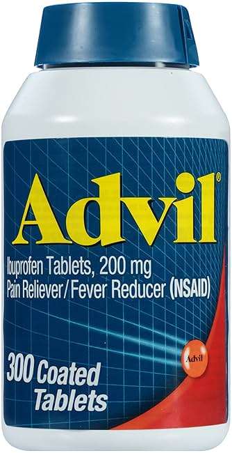 Advil Pain Reliever and Fever Reducer, Pain Relief Medicine with Ibuprofen 200mg for Headache, Backache, Menstrual Pain and Joint Pain Relief - 300 Coated Tablets - Image 1