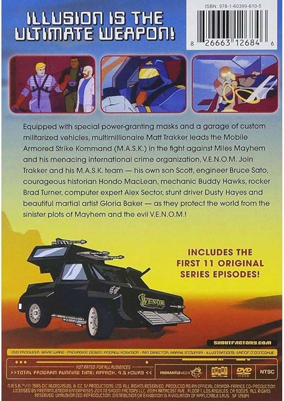 M.A.S.K. VOL1 DVD - Image 2