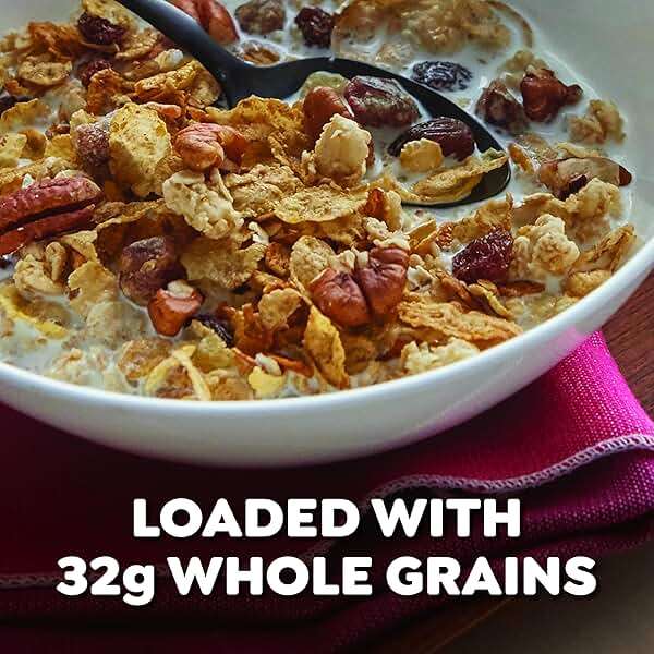 Great Grains Raisins Dates and Pecans Breakfast Cereal, Raisin Cereal with Sweet Dates and Granola Clusters, Non-GMO Project Verified, 16 OZ Box | Raisin Cereal with Sweet Dates, Granola Clusters, Non-GMO Project Verified - Image 4