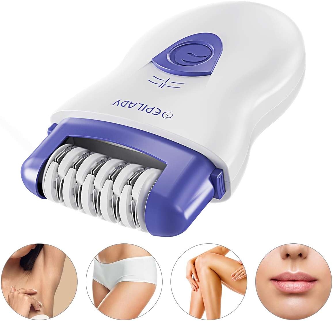 Epilady Speed Corded Epilator for Women – Dual-Speed 40-Disc Root Hair Removal Device for Legs, Underarms and Bikini Area Compact Waterproof Anti-Pinch Design for Smooth Long-Lasting Results - Image 6