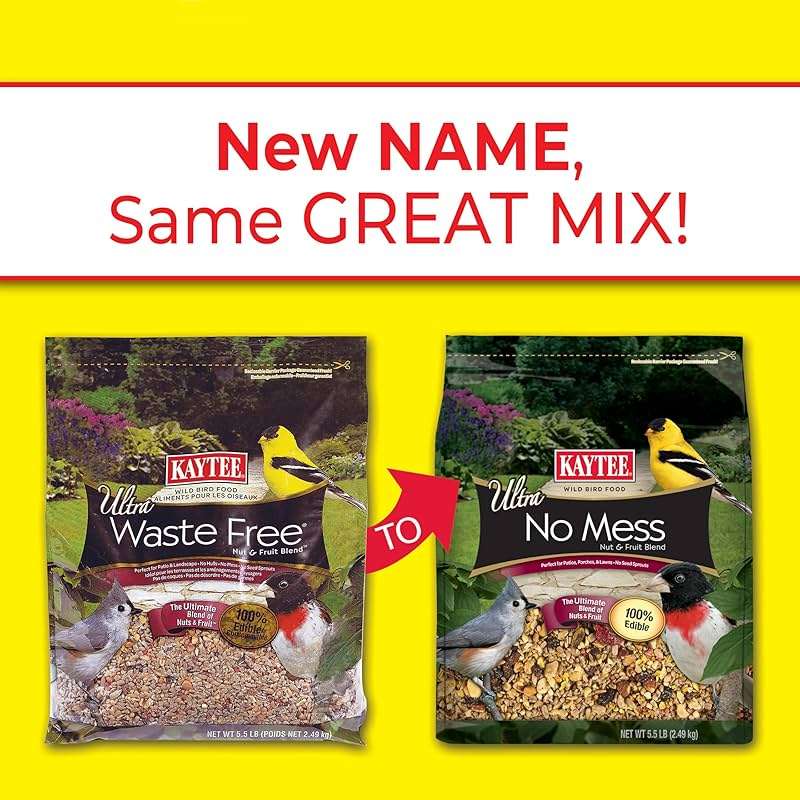 Kaytee Wild Bird Ultra No Mess Nut & Fruit Food Seed Blend For Blue Jays, Woodpeckers, Juncos, Cardinals, Grosbeaks, Sparrows, and Finches, 5.5 Pound - Image 5