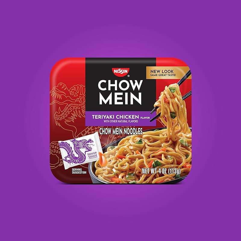 Nissin Chow Mein Noodles, Teriyaki Chicken, 4 Ounce (Pack of 8) - Image 6