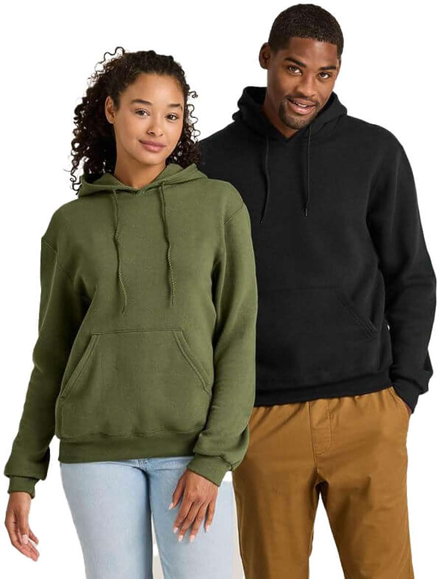 Soffe mens Classic Midweight Fleece Hoodie Sweatshirt - Image 2