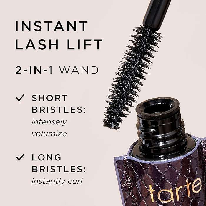 tarte lights, camera, lashes 4-in-1 mascara – Volume, Length, Curl & Conditioning for Fuller Looking Lashes, Smudge-Proof, Flake-Free, Longwear, Vegan & Cruelty Free - Image 6