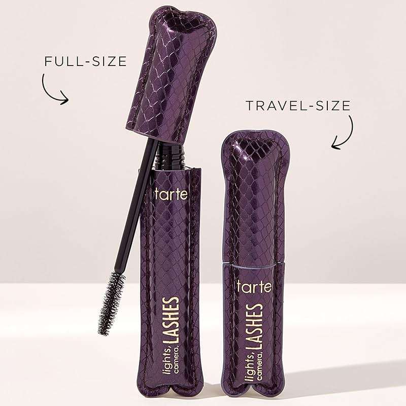 tarte lights, camera, lashes 4-in-1 mascara – Volume, Length, Curl & Conditioning for Fuller Looking Lashes, Smudge-Proof, Flake-Free, Longwear, Vegan & Cruelty Free - Image 8