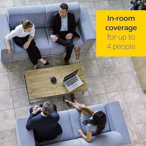 Jabra 7410-209 Model Speak 410 USB Speakerphone, Plug and Play Solution, Works with All PCs, Outstanding Sound Quality, Full Compatibility with UC Systems & VoIP Clients, LED Indicators - Image 5