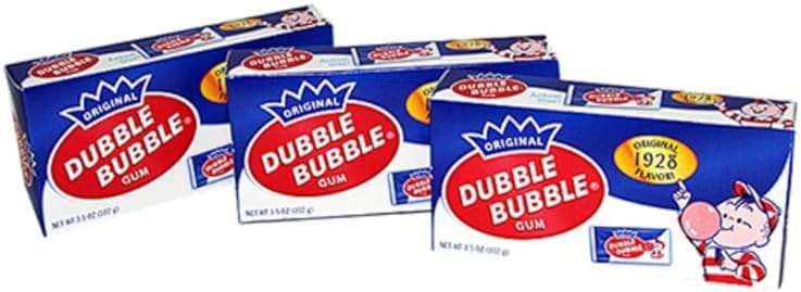 Dubble Bubble 1928 Original Flavor Theater Box Bubble Gum - 3.5 Oz Boxes - Pack of 24 Boxes - Image 2