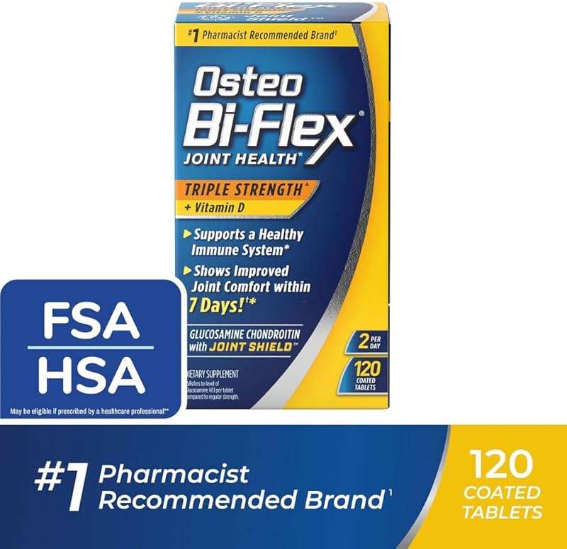 Osteo Bi-Flex Triple Strength Glucosamine Chondroitin Supplement with Vitamin D, Improve Joint Function, Support Bone Health, 120 Coated Tablets - Image 7
