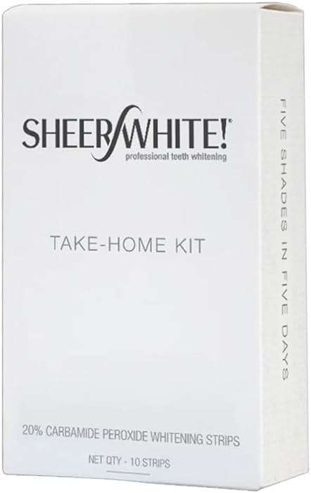 Sheer White Teeth Whitening Strips - Image 1