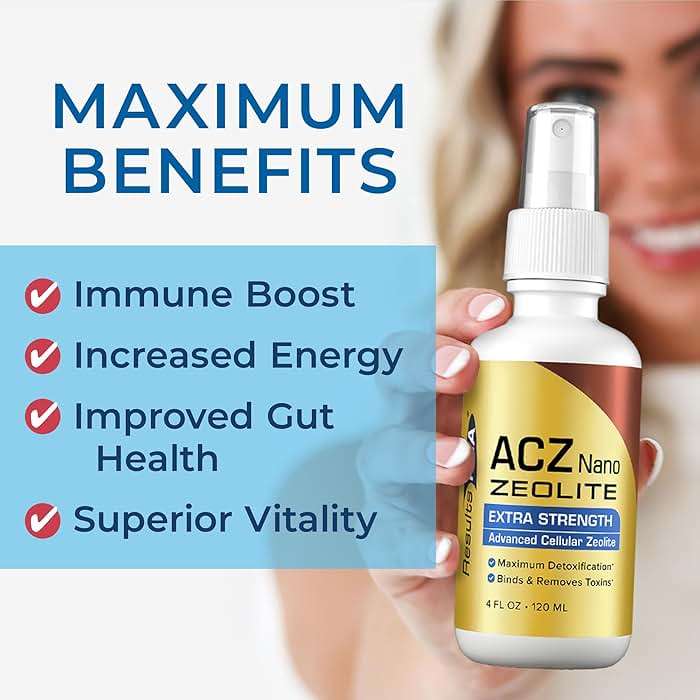 Results RNA ACZ Nano Advanced Cellular Zeolite Extra Strength | Great for Total Body Detoxification and Immune System Health (2 Ounce) - Image 3