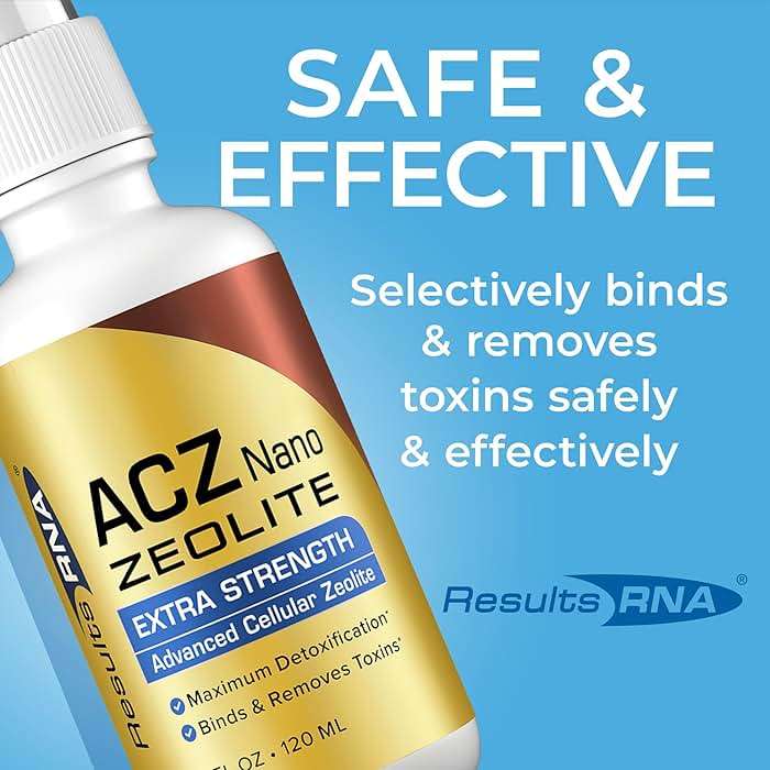Results RNA ACZ Nano Advanced Cellular Zeolite Extra Strength | Great for Total Body Detoxification and Immune System Health (2 Ounce) - Image 5