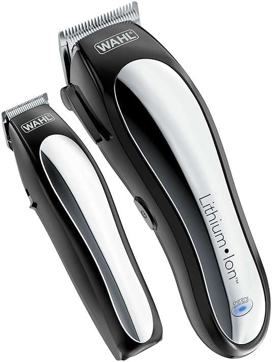 Wahl USA Clipper Rechargeable Lithium Ion Cordless Haircutting Clipper & Battery Trimming Combo Kit – Electric Clipper for Grooming Heads, Beards, & All Body Grooming – Model 79600-2101P - Image 1