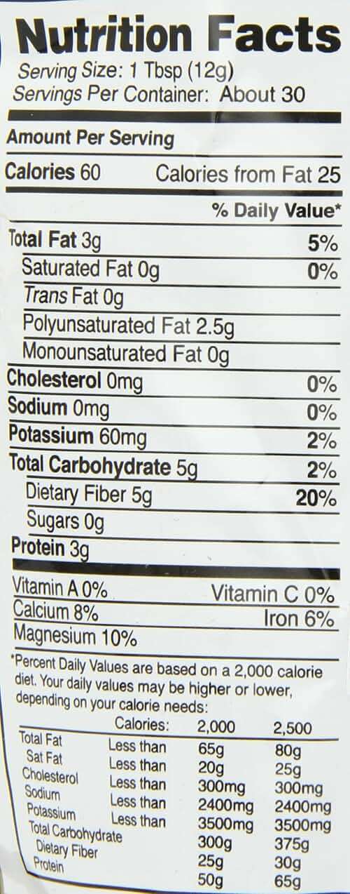 Nutiva Organic Premium Raw Ground Chia Seeds, 12 Ounce, USDA Organic, Non-GMO, Whole 30 Approved, Vegan, Gluten-Free & Keto, Nutrient-Dense Seeds with 3g Plant Protein & 5g Fiber for Salads, Yogurt & Smoothies - Image 7