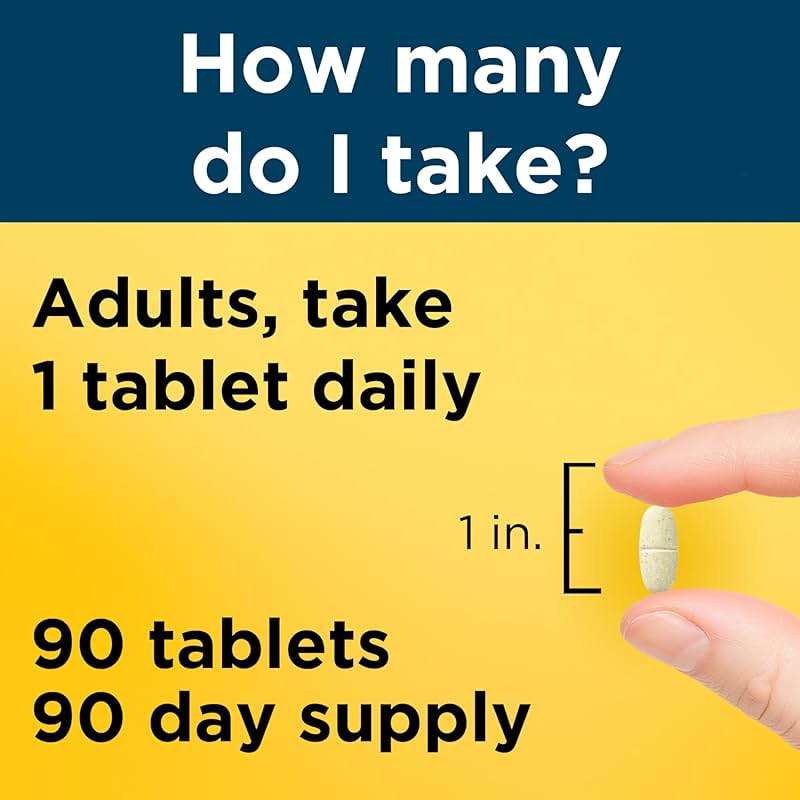 Nature Made Multivitamin for Him, Mens Multivitamins with No Iron, Daily Nutritional Support, Nature Made Multi Mens Vitamins & Minerals, 90 Tablets, 90 Day Supply - Image 5