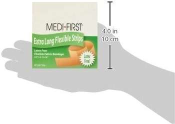 Medique 62178 Medi-First Latex Free Woven Bandages, Extra Long, 3/4-Inch X 4-11/16-Inch, 40-Per Box - Image 3