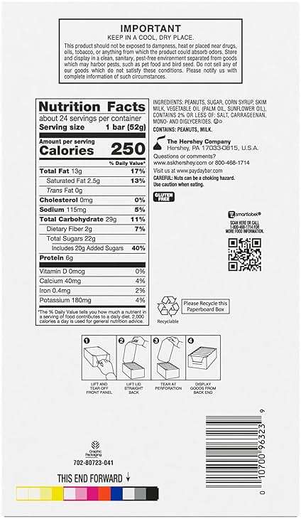 PAYDAY Peanut Caramel Candy Bars, 1.85 oz (24 Count) - Image 7