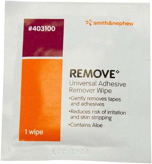 Smith and Nephew Remove Adhesive Remover Wipes 403100, 50-count - Image 1