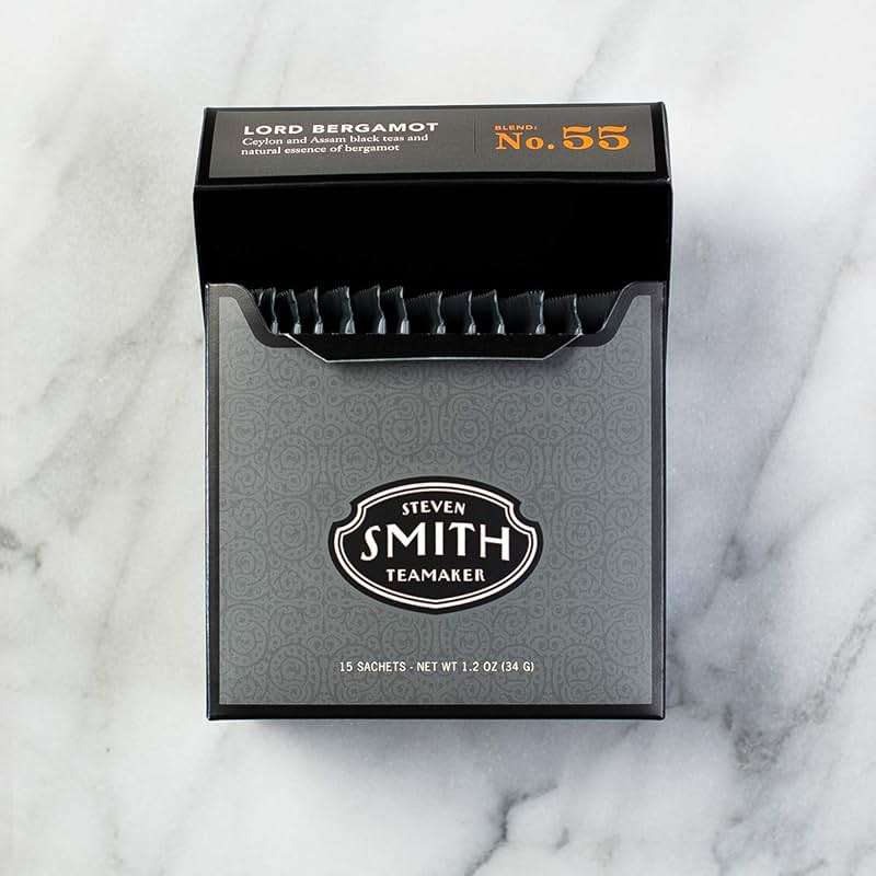 Steven Smith Teamaker Black Tea 1.2 oz Lord Bergamot EARL GREY Blend 55 (Case of 3) - Image 3