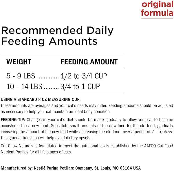 Purina Cat Chow Naturals With Added Vitamins, Minerals and Nutrients Dry Cat Food, Naturals Original - 13 lb. Bag - Image 10