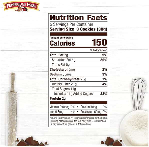 Pepperidge Farm Brussels Dark Chocolate, 15 Lace Cookies, 5.25 oz. Bag - Image 4