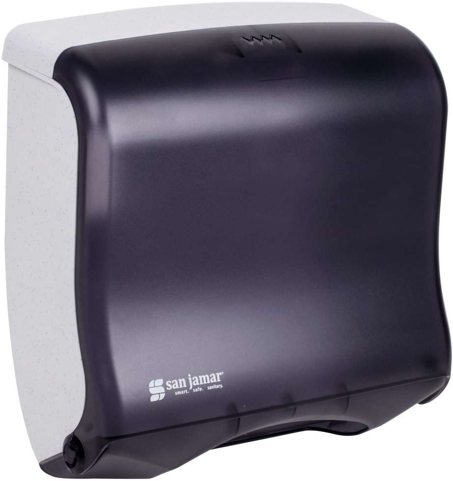 SANT1755TBK - Ultrafold Fusion C-fold amp; Multifold Towel Dispenser, 11 1/2x5 1/2x11 1/2, Black - Image 1