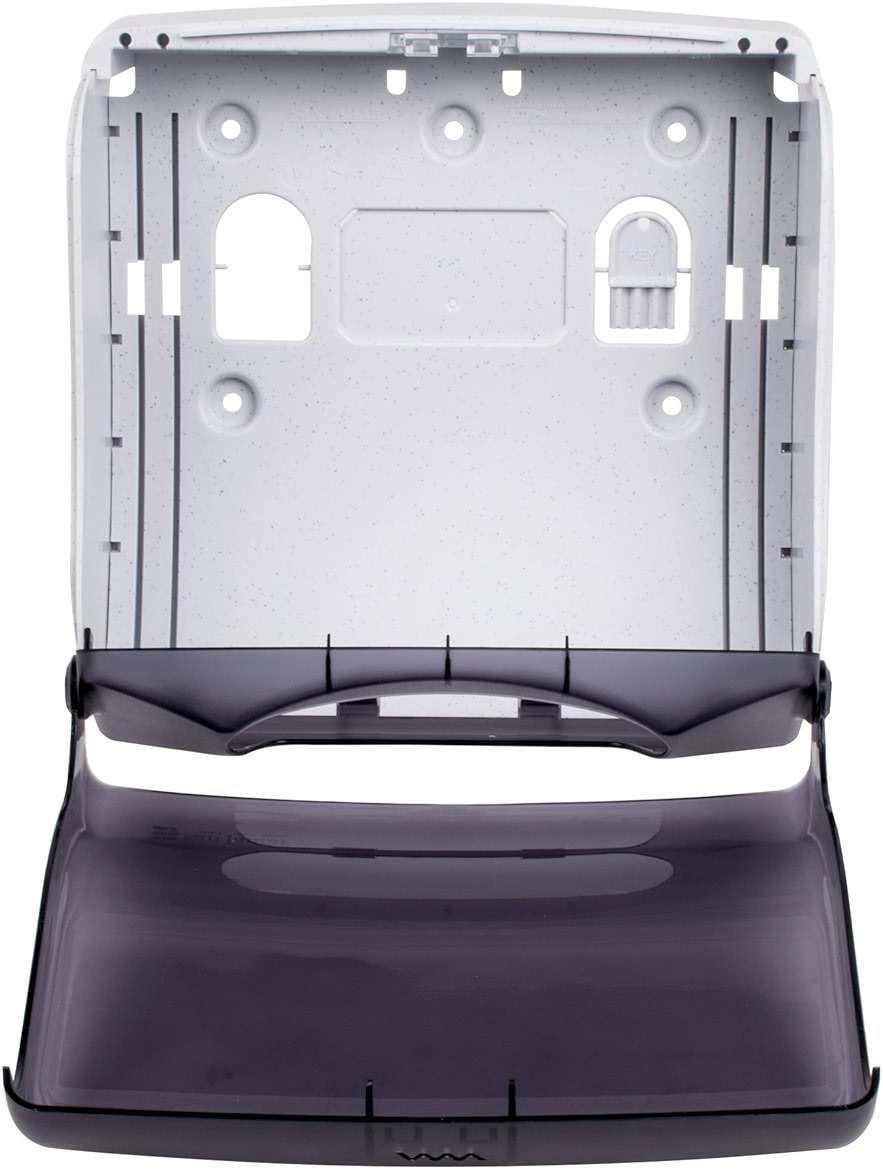 SANT1755TBK - Ultrafold Fusion C-fold amp; Multifold Towel Dispenser, 11 1/2x5 1/2x11 1/2, Black - Image 3