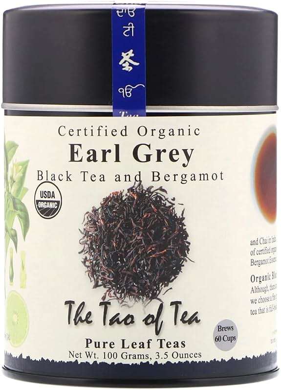 The Tao of Tea, Earl Grey Black Tea, Loose Leaf, 3.5 Ounce Tin - Image 1