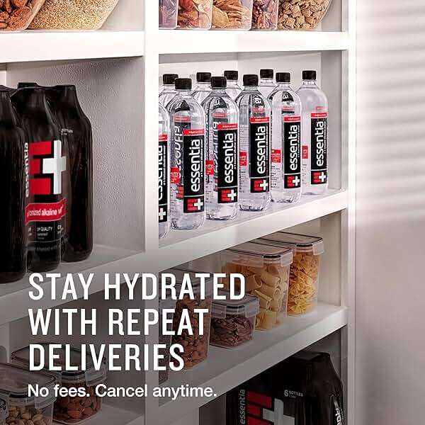 Essentia Water LLC, Ionized Alkaline Bottled Water; 99.9% Pure, Infused with Electrolytes, 9.5 pH or Higher a Clean, Smooth Taste, 20 Fl Oz (Pack of 24) - Image 10