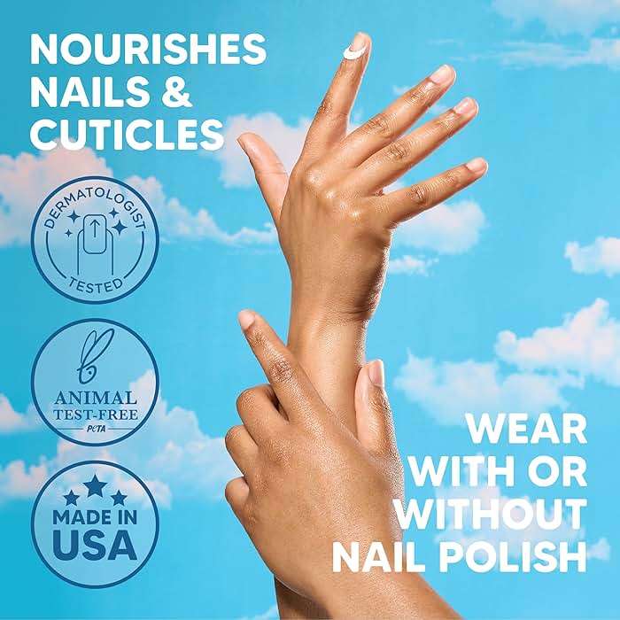 Onyx Professional Hard as Hoof Nail Strengthening Cream - Nail Growth, Strengthener & Repair Conditioning Cuticle Cream for Split, Cracked and Damaged Toe & Fingernails, 1 oz, Island Coconut Scent - Image 6