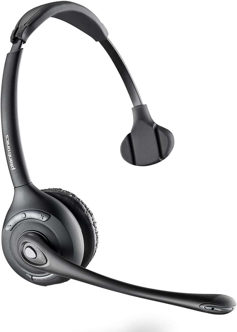 Poly - CS510 Support Convertible Wireless Headset (Plantronics) - Over-the-Head One Ear/Monaural Headset - DECT 6.0 - Connects to Desk Phone - Telephone Headset - Image 3