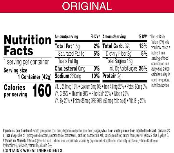 Kellogg's Froot Loops Breakfast Cereal Cups, Fruit Flavored, Breakfast Snacks with Vitamin C, Original, 18oz Case (12 Cups) - Image 2
