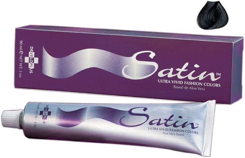 Satin Hair Color Natural Series, Black 1N, 3.0 Ounce - Image 1