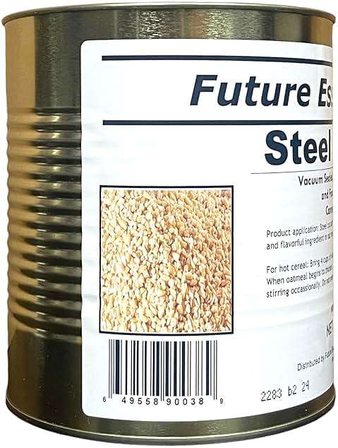 1 Can of Future Essentials Canned Steel-Cut Oats #10 Can - Image 2