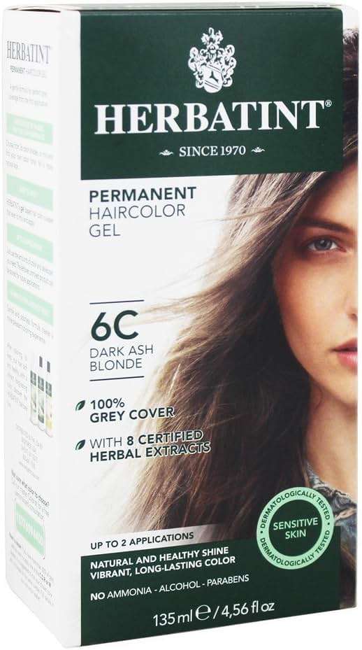 Herbatint-6C/Dark Ash Blonde Herbatint 4.56 oz Liquid - Image 1