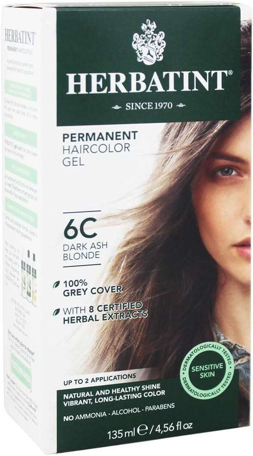 Herbatint-6C/Dark Ash Blonde Herbatint 4.56 oz Liquid - Image 2